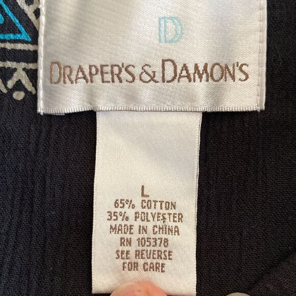 Draper’s & Damon’s Button Up Elephant Jacket Women’s L - Picture 7 of 11